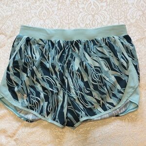 Under Armour Teal and Mint Green Patterned Shorts